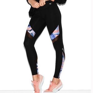 PINK Mesh Marble Ultimate Reversible leggings